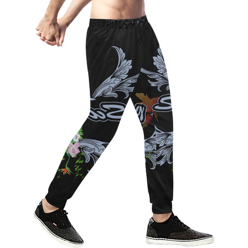 Sport, surfing with damask Men's All Over Print Sweatpants (Model L11)