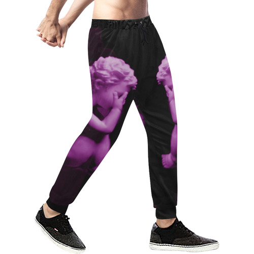 Sad li'l angel Men's All Over Print Sweatpants (Model L11)