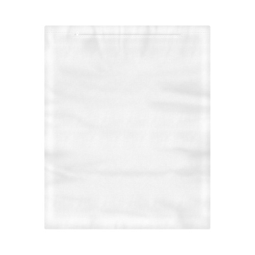 Plain plaid in cream, brown and baby blue Duvet Cover 86"x70" ( All-over-print)