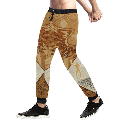 Dance with me Men's All Over Print Sweatpants (Model L11)