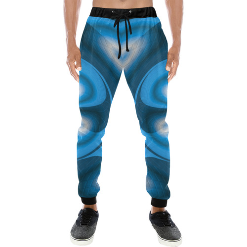 Blou Band 3D Men's All Over Print Sweatpants (Model L11)