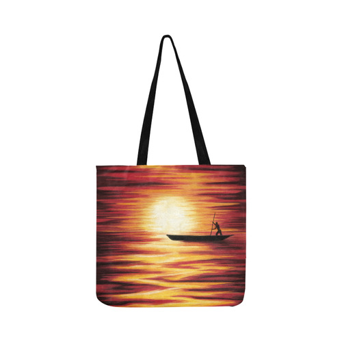Pirogue Reusable Shopping Bag Model 1660 (Two sides)