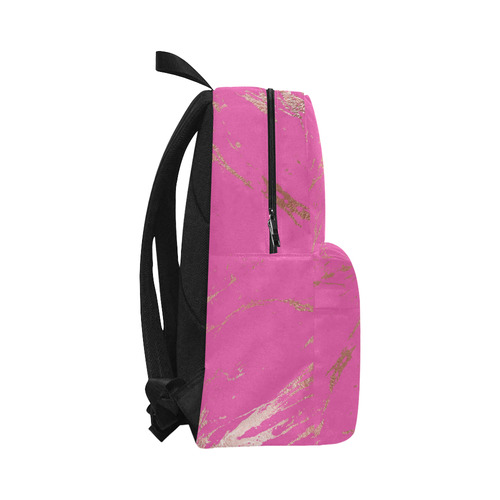 Luxurious Pink Marble Unisex Classic Backpack (Model 1673)