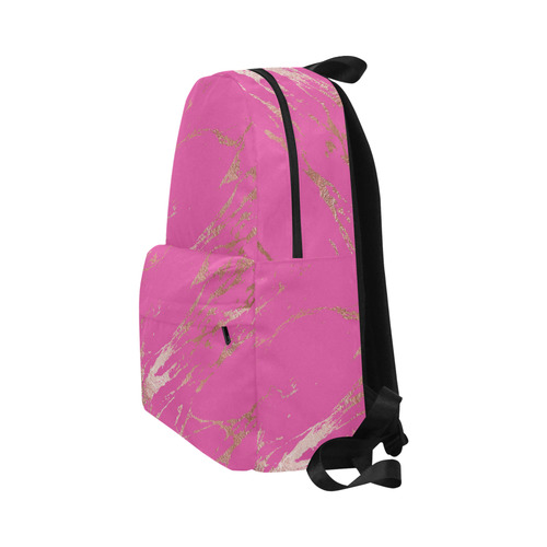 Luxurious Pink Marble Unisex Classic Backpack (Model 1673)