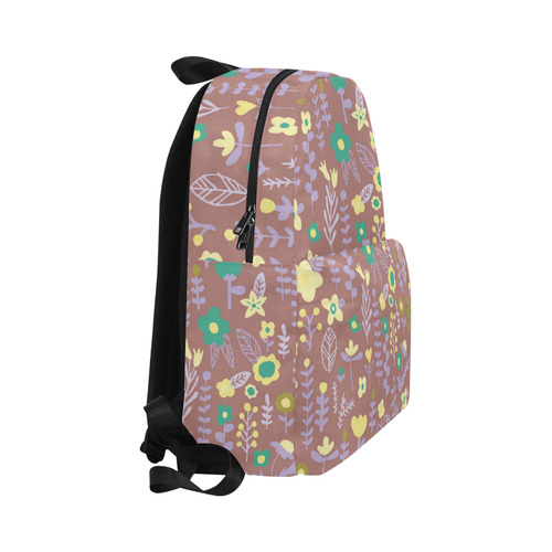 Cute Doodle Flowers Unisex Classic Backpack (Model 1673)