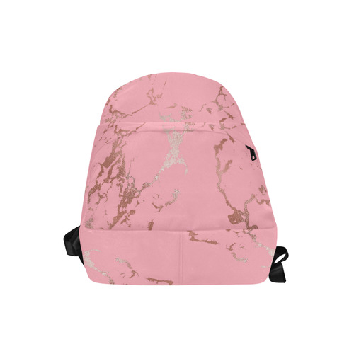 Luxurious Pink Marble Unisex Classic Backpack (Model 1673)