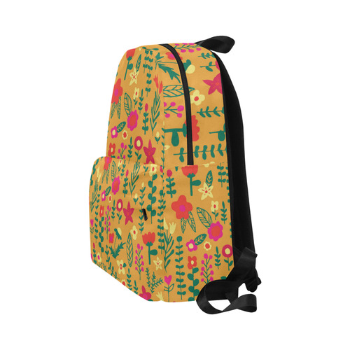 Cute Doodle Flowers Unisex Classic Backpack (Model 1673)