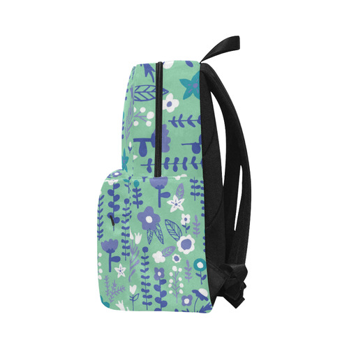 Cute Doodle Flowers Unisex Classic Backpack (Model 1673)