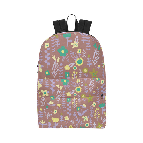 Cute Doodle Flowers Unisex Classic Backpack (Model 1673)