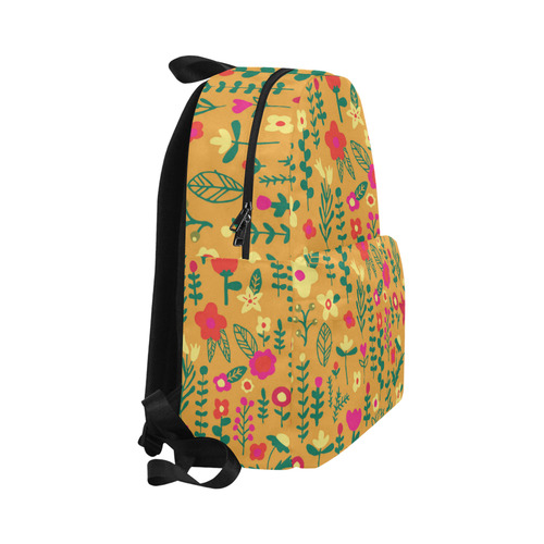 Cute Doodle Flowers Unisex Classic Backpack (Model 1673)