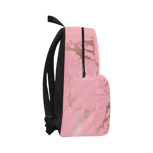 Luxurious Pink Marble Unisex Classic Backpack (Model 1673)