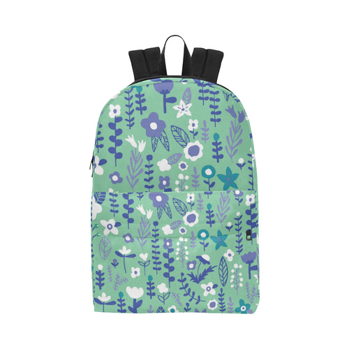 Cute Doodle Flowers Unisex Classic Backpack (Model 1673)