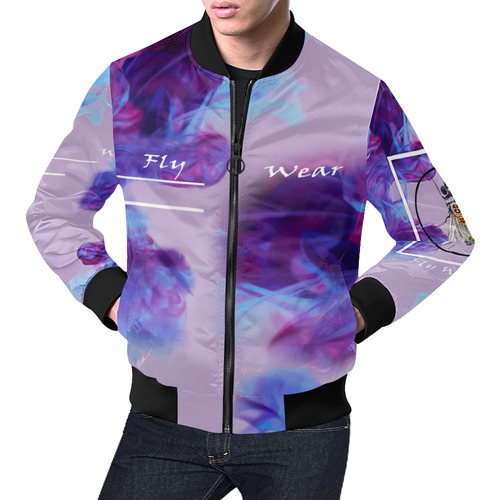 Exclusive Fly All Over Print Bomber Jacket for Men (Model H19)