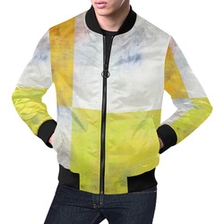 Watercolor Pop All Over Print Bomber Jacket for Men (Model H19)
