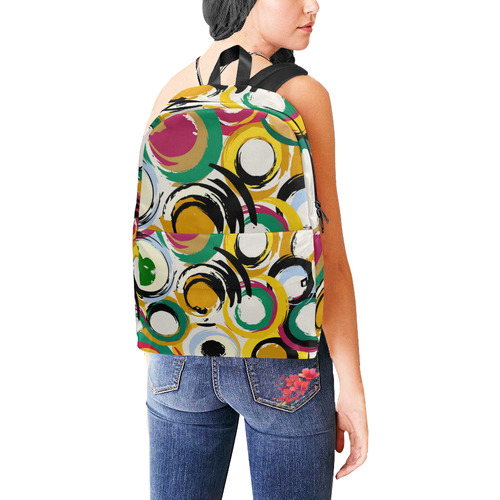 Colorful Abstract Art Unisex Classic Backpack (Model 1673)