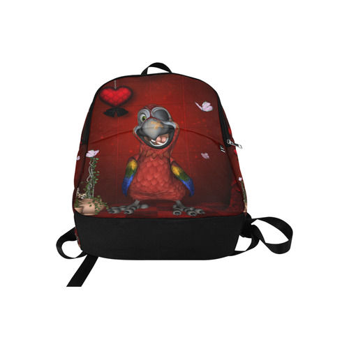 Funny, cute parrot Fabric Backpack for Adult (Model 1659)