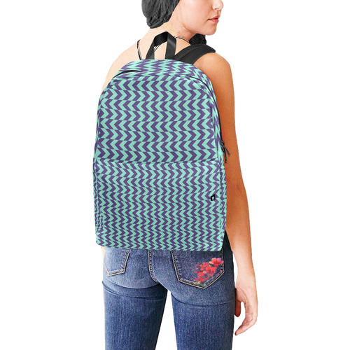 Color of the Year 2018 Geometric Pattern Unisex Classic Backpack (Model 1673)