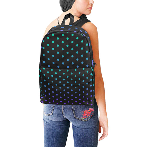 Blue-Purple Ombre Pattern Unisex Classic Backpack (Model 1673)