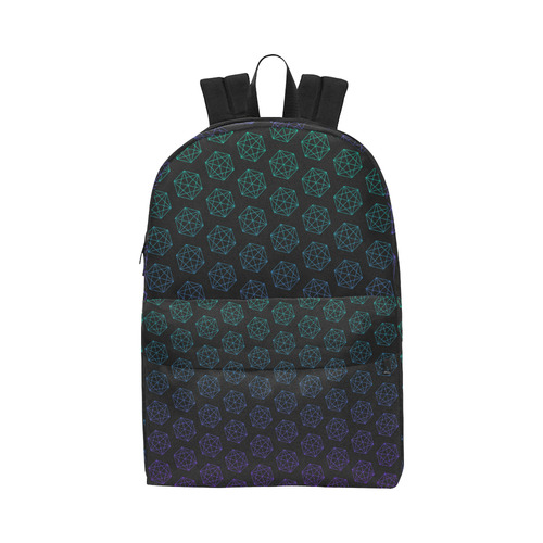 Blue-Purple Ombre Pattern Unisex Classic Backpack (Model 1673)