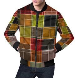 TechTile #2 All Over Print Bomber Jacket for Men (Model H19)