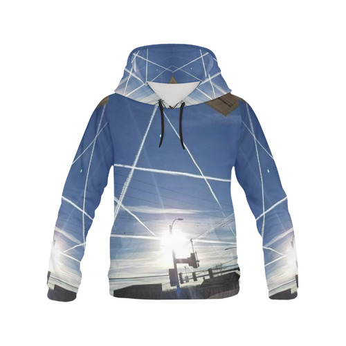 Can You See Them Now? All Over Print Hoodie for Men/Large Size (USA Size) (Model H13)