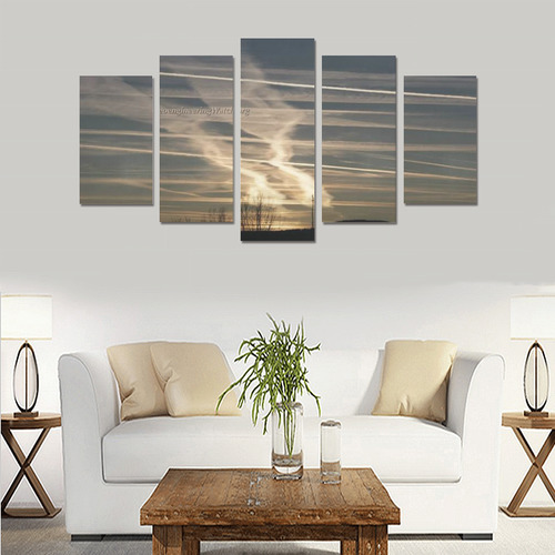 Lines In The Sky Canvas Print Sets A (No Frame)