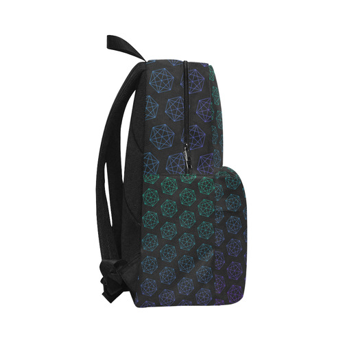 Blue-Purple Ombre Pattern Unisex Classic Backpack (Model 1673)