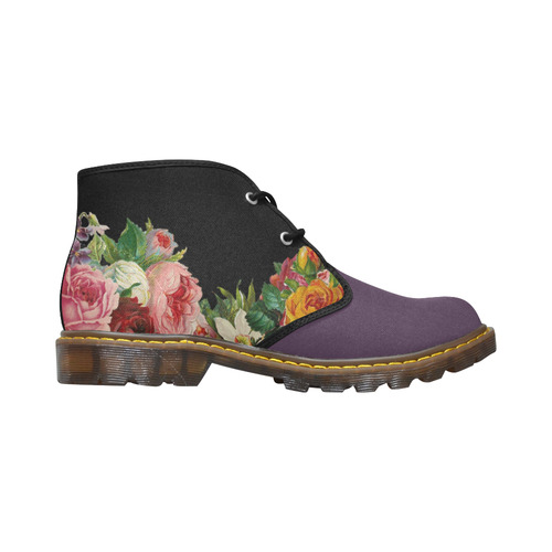 Vintage Roses Women's Canvas Chukka Boots (Model 2402-1)