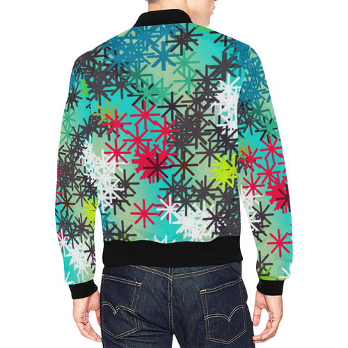 Snow Color by Artdream All Over Print Bomber Jacket for Men (Model H19)