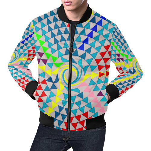 Haasi by Artdream All Over Print Bomber Jacket for Men (Model H19)