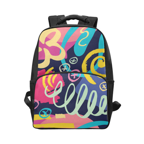 Trendy Abstract Art Pattern Unisex Laptop Backpack (Model 1663)