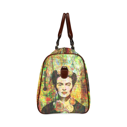 Frida in bloom Waterproof Travel Bag/Small (Model 1639)