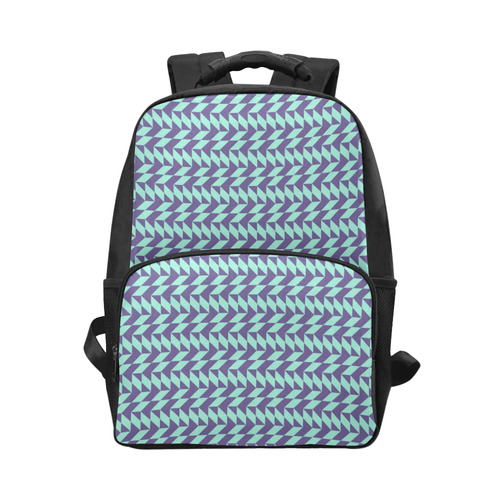 Color of the Year 2018 Geometric Pattern Unisex Laptop Backpack (Model 1663)