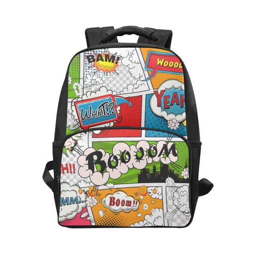 Funny Speech Bubbles Unisex Laptop Backpack (Model 1663)