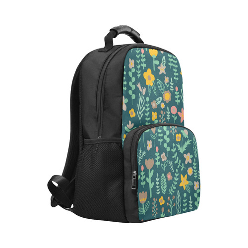 Cute Doodle Flowers Unisex Laptop Backpack (Model 1663)