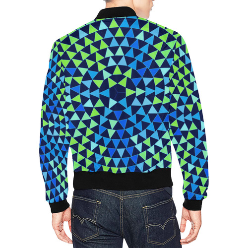 Retro by Artdream All Over Print Bomber Jacket for Men (Model H19)