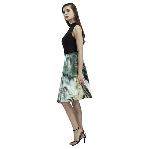 marble 2 Melete Pleated Midi Skirt (Model D15)