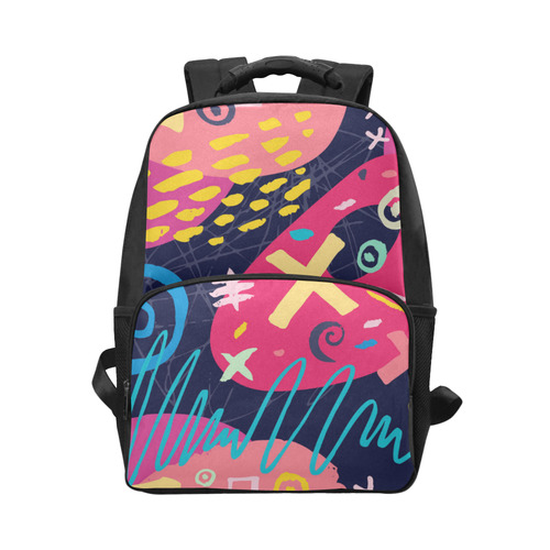 Trendy Abstract Art Pattern Unisex Laptop Backpack (Model 1663)