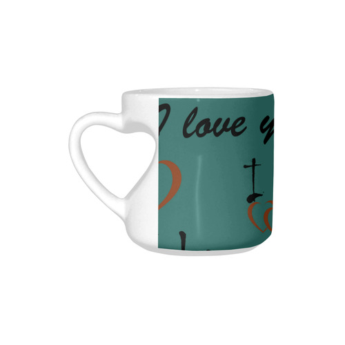 Love You by Artdream Heart-shaped Mug(10.3OZ)