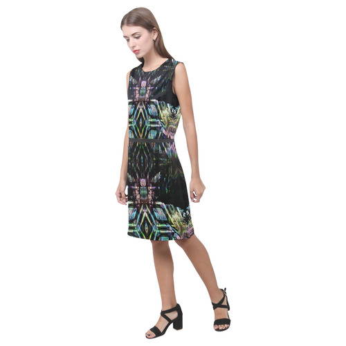 abstract c Eos Women's Sleeveless Dress (Model D01)
