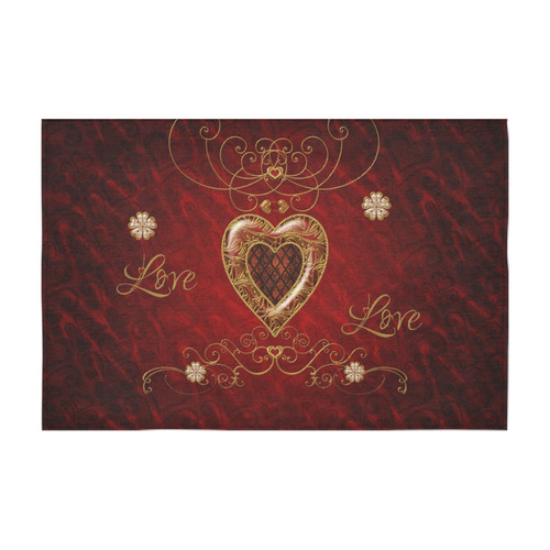 Love, wonderful heart Cotton Linen Tablecloth 60" x 90"