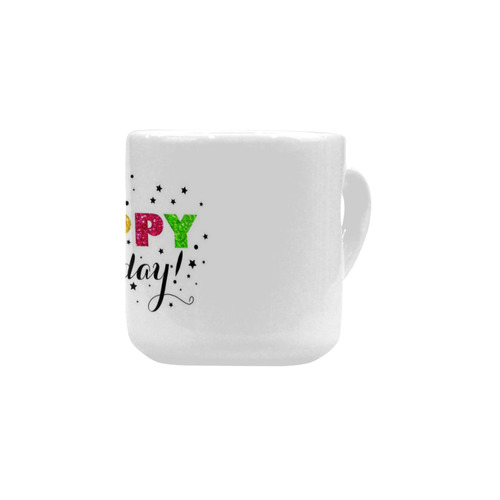 Happy Birthday by Artdream Heart-shaped Mug(10.3OZ)