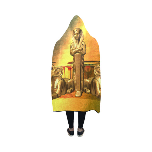 Anubis, the egyptian god Hooded Blanket 50''x40''