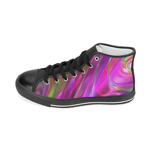 energy liquids 3 by JamColors Women's Classic High Top Canvas Shoes (Model 017)