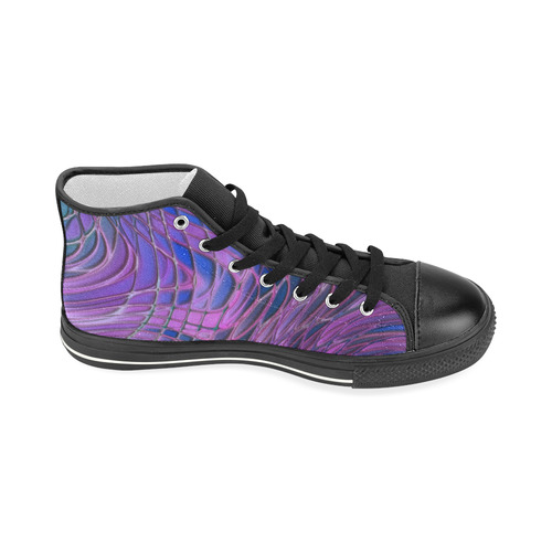 energy liquids 4 by JamColors Women's Classic High Top Canvas Shoes (Model 017)
