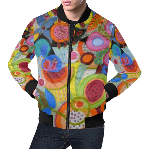 The Good Life All Over Print Bomber Jacket for Men (Model H19)