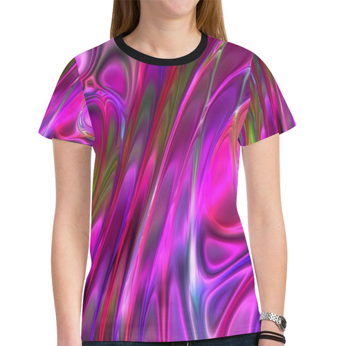 energy liquids 3 by JamColors New All Over Print T-shirt for Women (Model T45)