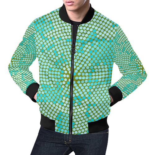 Point System by Artdream All Over Print Bomber Jacket for Men (Model H19)