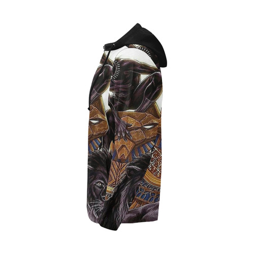 Black Panther Unisex Lite Jacket All Over Print Full Zip Hoodie for Men (Model H14)
