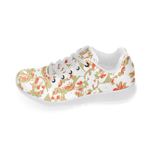 Colorful Modern Floral Collage Pattern Women’s Running Shoes (Model 020)